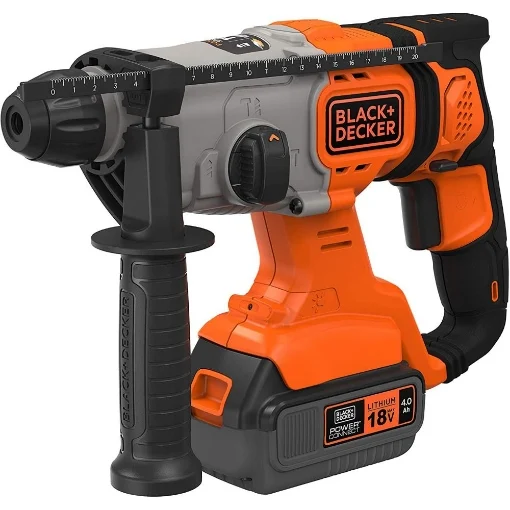 BLACK + DECKER TRAPANO A PERCUSSIONE TASSELLATORE A BATTERIA 18V - HIGH-TECH