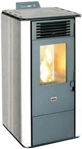 QUEEN 12 STUFA A PELLET IN ACCIAIO BIANCA 9,05 KW - ALA