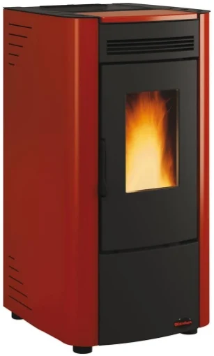 EXTRAFLAME KETTY EVO STUFA A PELLET BORDEAUX 45 X 50 X H88 CM - MAURY'S