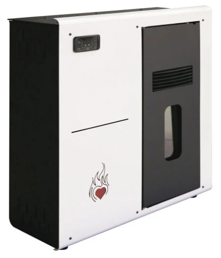 STUFA A PELLET CUORE CALDO SLIM 8 BIANCA - ALA