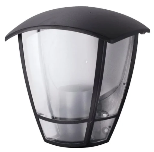 LANTERNA SELENE APPLIQUE A MURO 16 X 16 X H19 CM COLORE NERO - C.DI LUNA