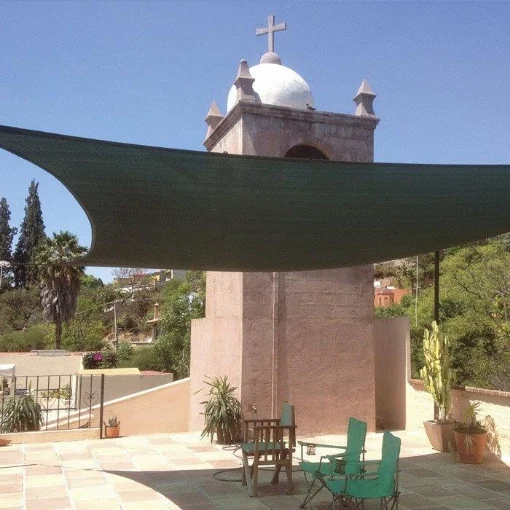 RAVELLO VELA OMBREGGIANTE QUADRATA 3 X 3 METRI VERDE - KOMBO