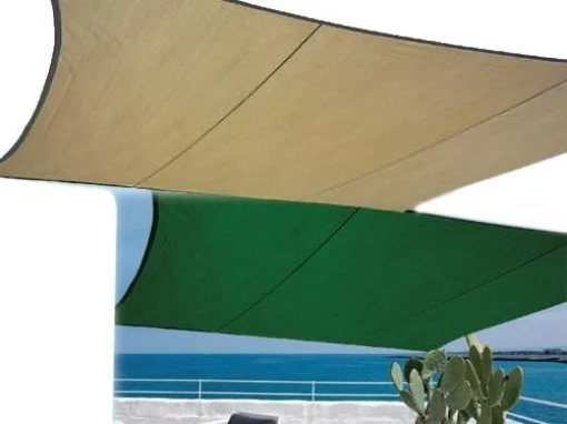 VELA OMBREGGIANTE PRAIANO IN COLORE ECRU 3 X 4 MT - KOMBO
