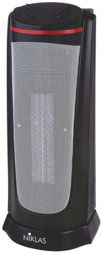 NIKLAS TERMOVENTILATORE MODELLO TEKNO TOWER 2000 WATT COLORE NERO - HIGH-TECH