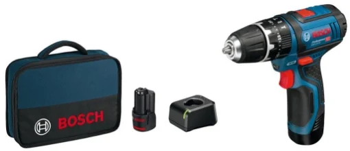 BOSCH TRAPANO A PERCUSSIONE 12VOLT 2 BATTERIE - HIGH-TECH