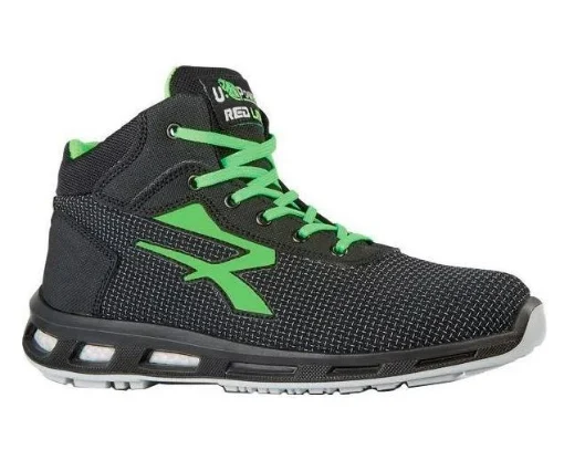 U-POWER SCARPE ANTINFORTUNISTICA HARD VERDE ALTE TAGLIA 41 PROTEZIONE S3