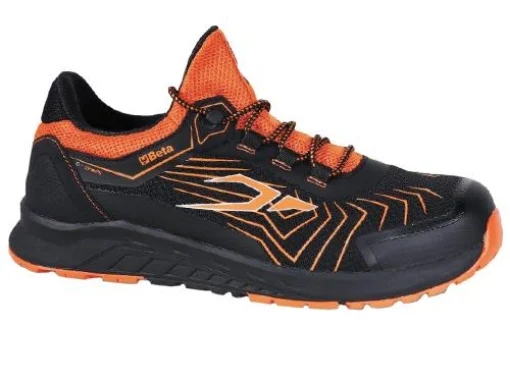 SCARPE BASSE ANTINFORTUNISTICA BETA GRAVITY N° 44 NERO E ARANCIONE