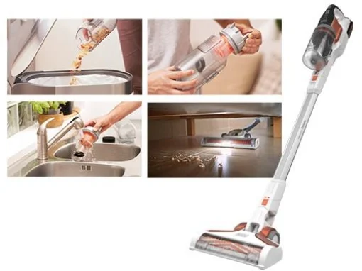 SCOPA RICARICABILE BLACK & DECKER SENZA FILO DA 18 V 45 WH - KOMBO