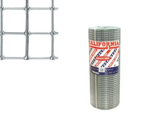 RETE CALIFORNIA ELETTROSALDATA 19X19 MM IN ROTOLO DA 10 MT H100 CM - HIGH-TECH