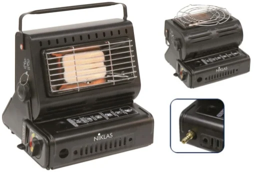 STUFA A INFRAROSSI NIKLAS CON FORNELLO PORTATILE DA 1300 W - HIGH-TECH