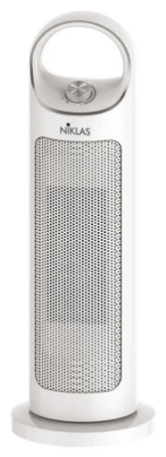TERMOVENTILATORI PTC NIKLAS CLUB CON VENTILATORE CERAMICO 200 WATT COLORE BIANCO - HIGH-TECH