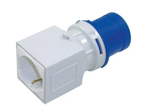 OK ADATTATORE INDUSTRIALE DA SPINA CE 1 PRESA - OMEGA