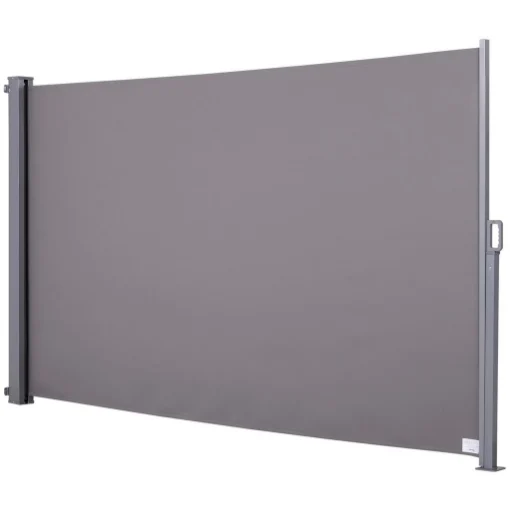 TENDA DA SOLE LATERALE E AVVOLGIBILE 3 X 1.6 MT IN COLORE GRIGIO - MAURY'S