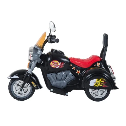 MOTO ELETTRICA PER BAMBINI CON 3 RUOTE 6 V NERO - BIEMME