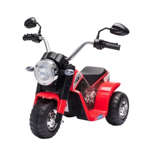 MOTO ELETTRICA 3 RUOTE PER BAMBINI 18-36 MESI ROSSA