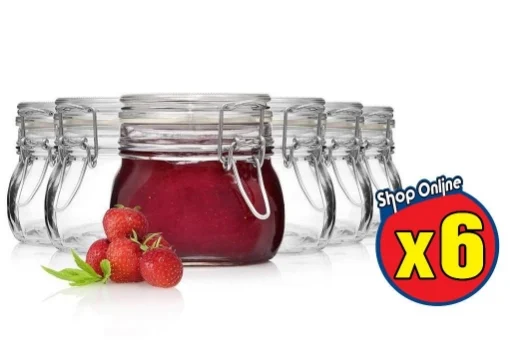 6 PZ FIDO VASO ERMETICO PER CONSERVE 500 CC - MAURY'S