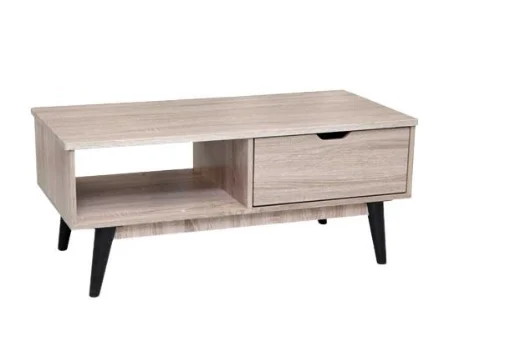ARES MOBILE PORTA TV BASSO IN LEGNO 100 X 48 X 43 CM IN COLORE ROVERE - MAURY'S