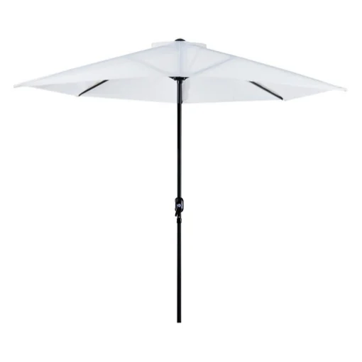 OMBRELLONE SEMICIRCOLARE IMPERMEABILE 269 X 138 X 236 CM BIANCO - MAURY'S