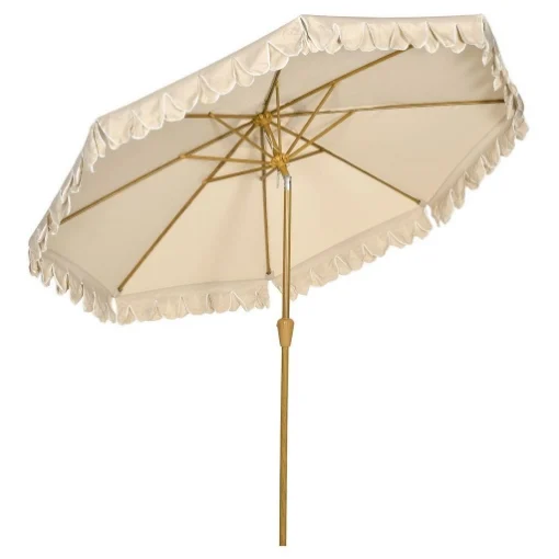 OMBRELLONE DA GIARDINO INCLINABILE CON APERTURA A MANOVELLA 265 X 235.5 CM CACHI - MAURY'S