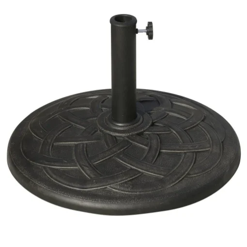 BASE PER OMBRELLONE DA 91 KG IN RESINA PER PALI 38-48 MM COLORE BRONZO