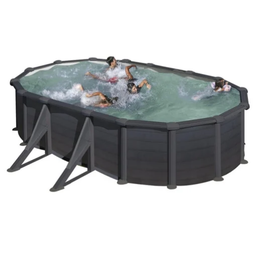 PISCINA CON DECORO GRAFITE 500 X 300 X H132 CM - MAURY'S