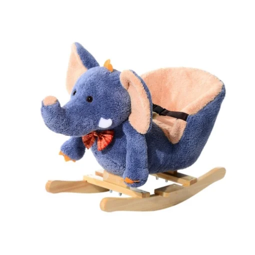 ELEFANTE A DONDOLO PER BAMBINI A FORMA DI ELEFANTE BLU - GLOBO