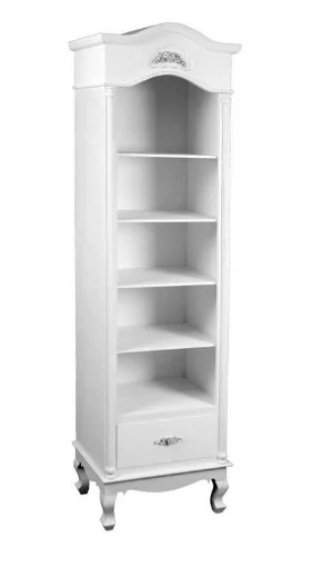 ROSE MOBILE A SCAFFALE CON 5 RIPIANI 55X34X190 CM BIANCO - MAURY'S