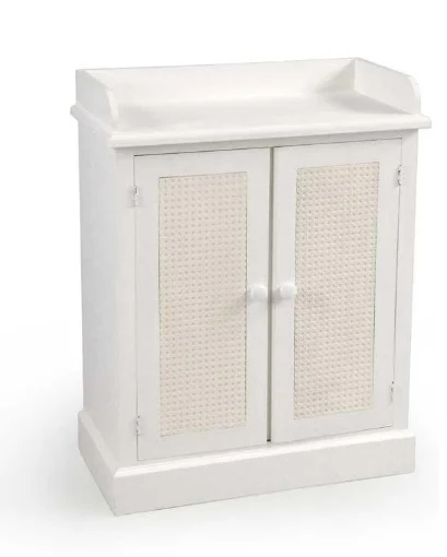 VIENNA MOBILE CON 2 ANTE 63 X 33 X 82 CM COLORE BIANCO E SABBIA - MAURY'S