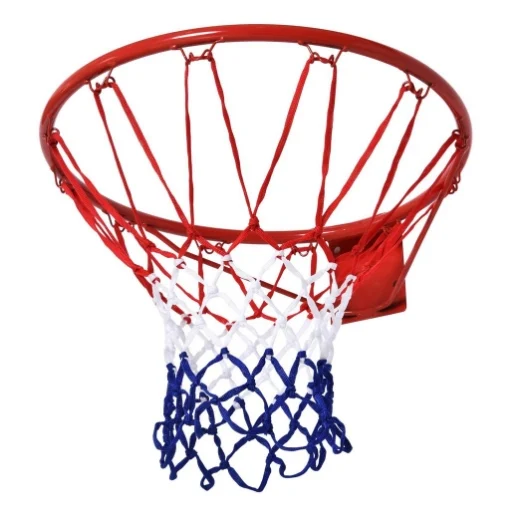 RETE CERCHIO DA BASKET CERCHIO IN METALLO RETE IN NYLON 46 CM - COSMA