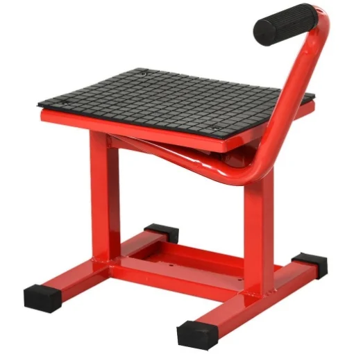 CAVALLETTO ALZAMOTO IN ACCIAIO MAX 150KG CON SUPERFICIE IN GOMMA 48X34X43 CM - MAURY'S