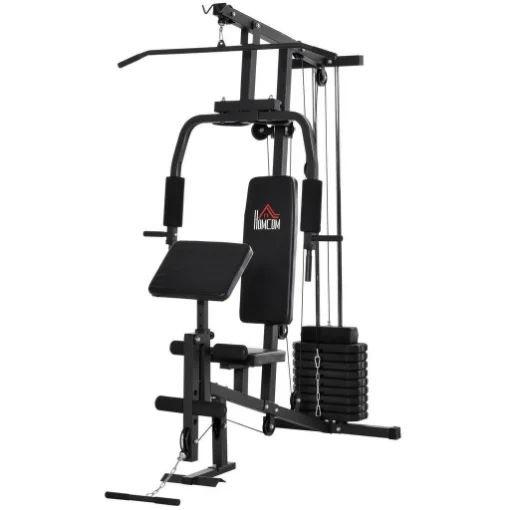STAZIONE FITNESS ALLENAMENTO A CASA E PROFESSIONALE IN ACCIAIO148X108X207 CM - MAURY'S