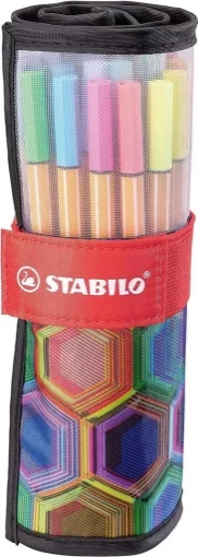 STABILO ROTOLO CON PENNE POINT DA 25 PEZZI