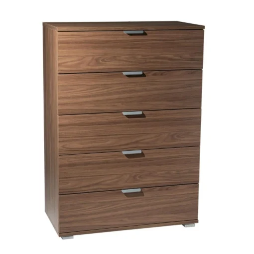CASSETTIERA NOCE CON 5 CASSETTI 75 X 38 X H103 CM - MAURY'S
