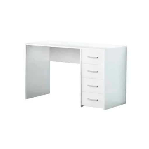 SCRIVANIA TOPAZ IN LEGNO CERTIFICATO FSC BIANCO 120 X 50 X H73,5 CM - MAURY'S