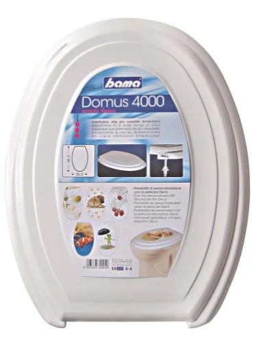 BAMA SEDILE PER WC DOMUS 4000 ADATTABILE A VARIE DIMENSIONI