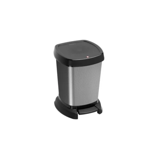 PATTUMIERA PASO CON APERTURA A PEDALE DA 6 LT IN COLORE CARBON - MAURY'S