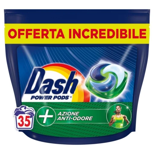DASH PODS POWER DA 35 LAVAGGI FORMATO ANTI ODORE