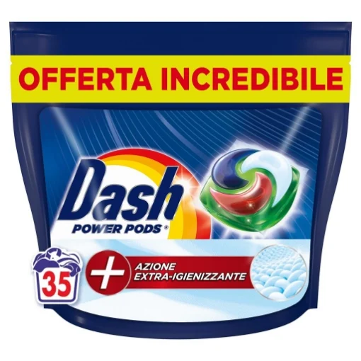 DASH PODS POWER DA 35 LAVAGGI FORMATO IGIENIZZANTE
