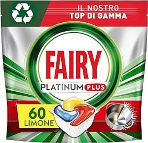 TABS FAIRY PLATINUM PLUS IN CONFEZIONE DA 60PZ YELLOW AL LIMONE - GLADE