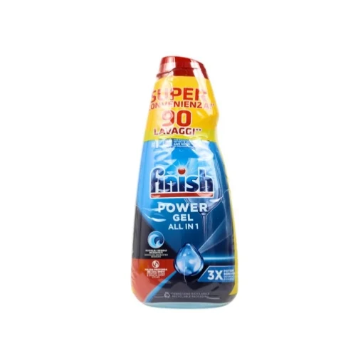 FINISH POWER GEL FRESH TRIPACCO IN FORMATO DA 600 ML 90 LAVAGGI