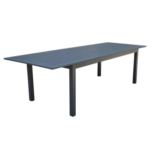 TAVOLO CUBA ALLUNGABILE 220/280 X 100 X H 75 CM COLORE ANTRACITE - MAURY'S
