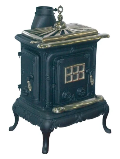 X STUFA A LEGNA PARLOR SMALL 6 KW IN GHISA 57 X 51 X H87 CM - MAURY'S