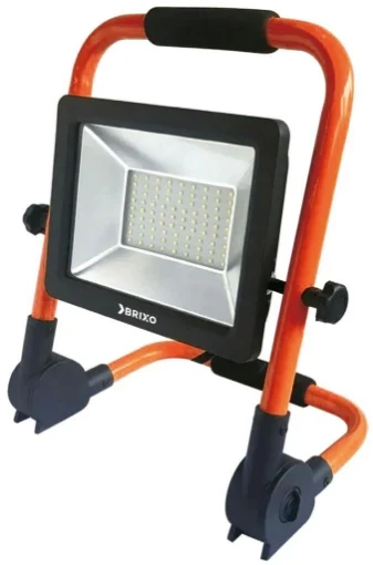 BRIXO LUX FARO PROIETTORE A LED 50 W CON BASE PIEGHEVOLE PORTATILE
