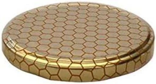 SET DA 100 CAPSULE PER BARATTOLI DA 70MM DESIGN ALVEARE - MAURY'S