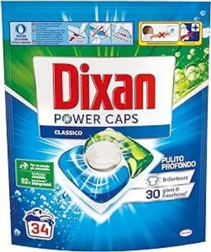 DIXAN DISCHI CAPSULE DI DETERSIVO DA 34 LAVAGGI FORMATO CLASSICO OKY