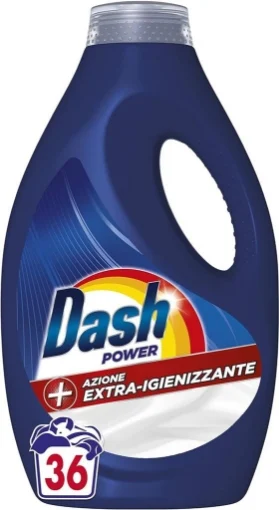 DASH DETERSIVO LIQUIDO POWER 36 LAVAGGI AZIONE EXTRA IGIENIZZANTE ML 1800