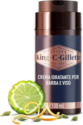 GILLETTE CREMA BARBA UOMO KING C.100 ML AMMORBIDISCE CON VITAMINA B