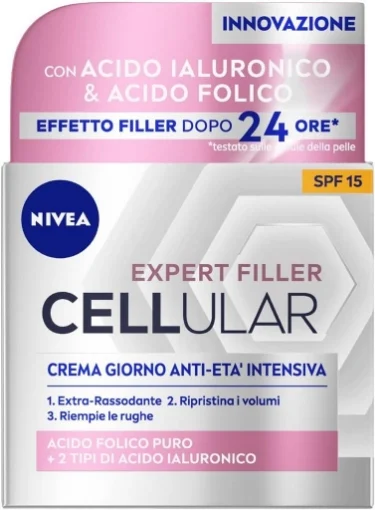 NIVEA CREMA GIORNO ANTI ETÀ 50 ML INTENSIVA ANTIRUGHE CON ACIDO IALURONICO