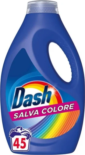 DASH DETERSIVO LIQUIDO ANCHE CICLI BREVI 45 LAVAGGI SALVA COLORE ML 2250