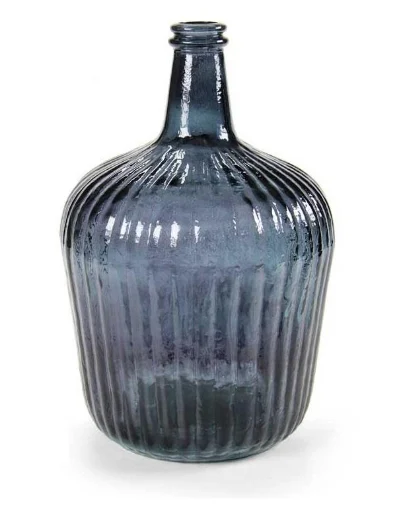 BOTTIGLIA DECORATIVA IN VETRO DA 10 LT IN COLORE NERO - MAURY'S